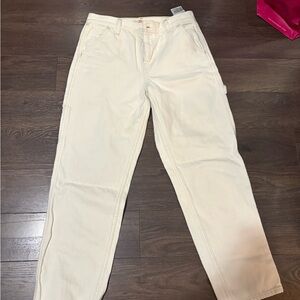 Levi's Women's Off-White Straight Leg Pants